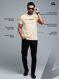 ADRO Men Off White Tshirts