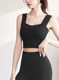 HRX by Hrithik Roshan Square Neck Top With Leggings Co-Ords