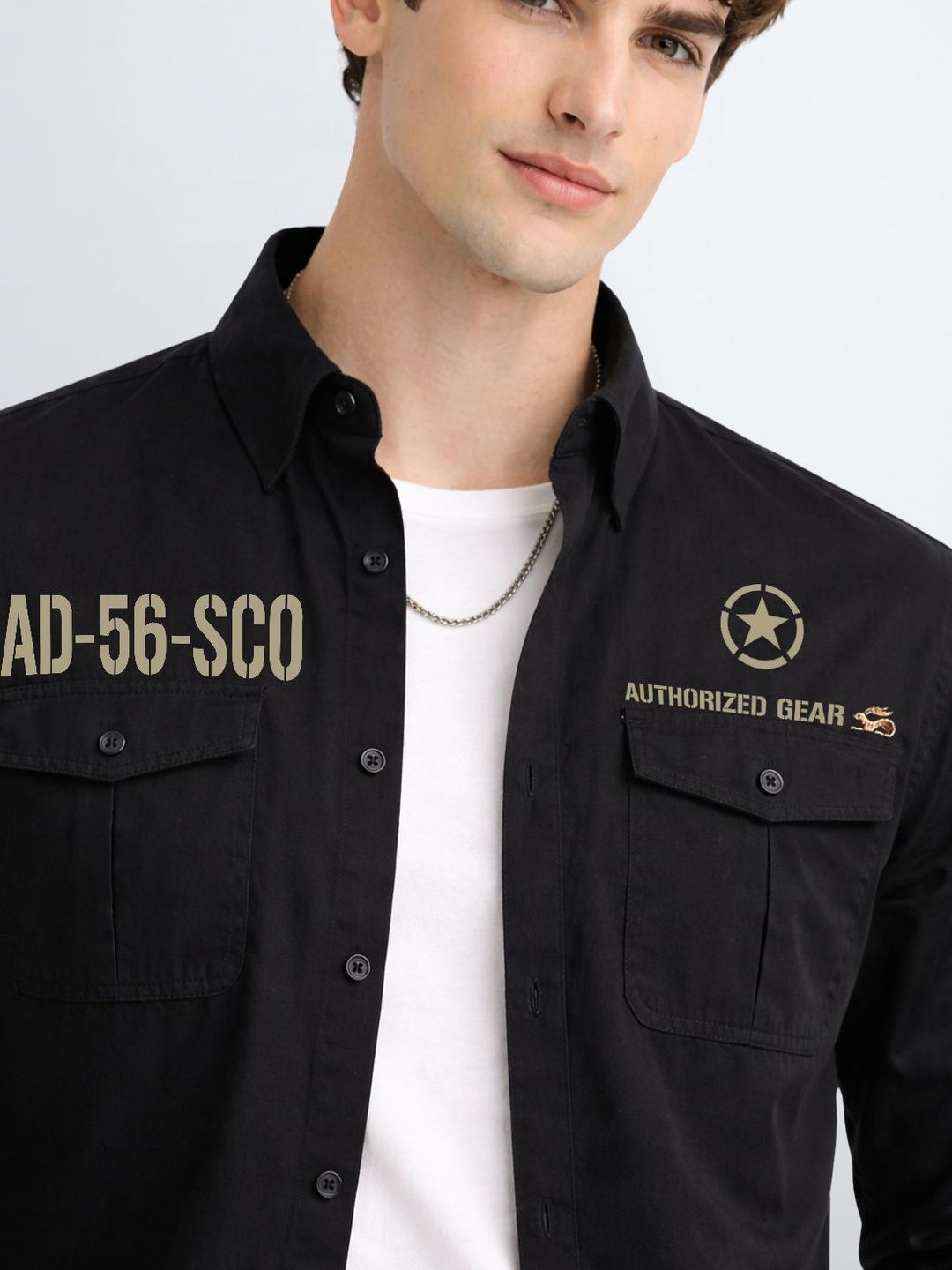 Baju Kasual Bercetak Standard ADRO Lelaki