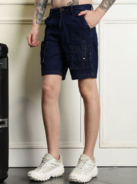 Eszett Men Baggy Seluar Denim Pertengahan Bertingkat Baggy