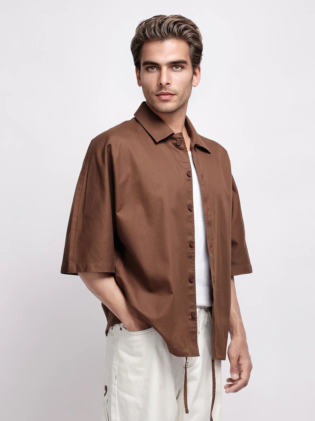 RARE RABBIT Men Comfort Opaque Casual Shirt