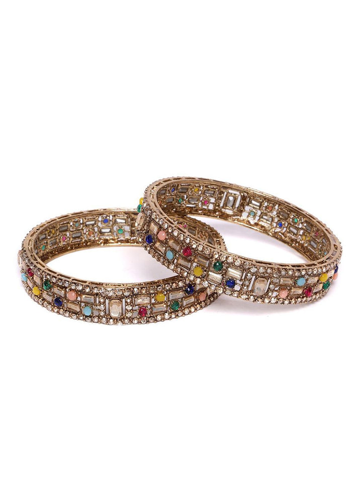Set PANASH 2 Gelang Bertampal IKLAN Bersalut Emas