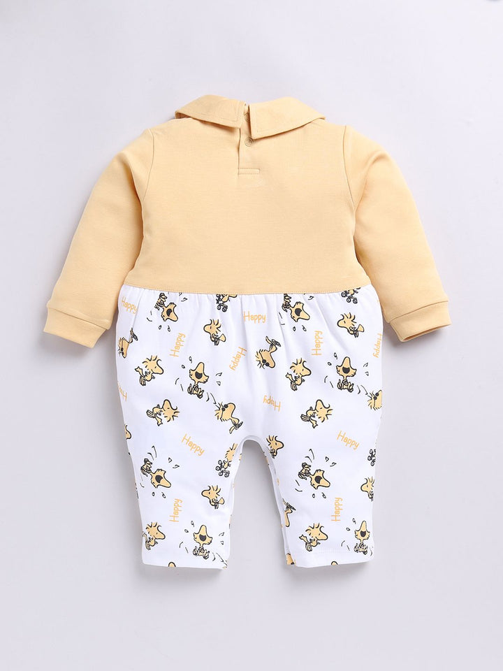 Moms Love Infant Boys Snoopy Print Pure Cotton Party Romper