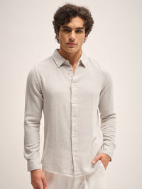 THE BEAR HOUSE Men Slim Fit Opaque Casual Shirt