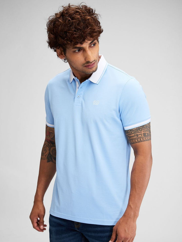 SPYKAR Men Polo Collar Slim Fit T-shirt