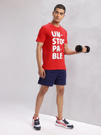 HRX by Hrithik Roshan Typography Print Training  T-shirt