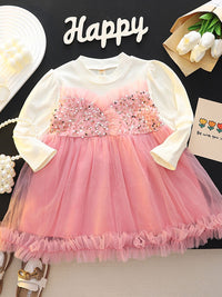 YK Floral Fit & Flare Dress
