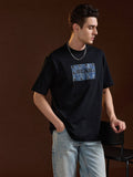 THE BEAR HOUSE Men Drop-Shoulder Sleeves T-shirt
