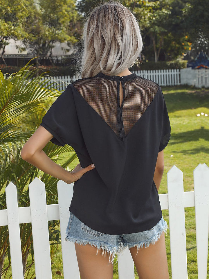 DressBerry Extended Sleeves Sheer Top