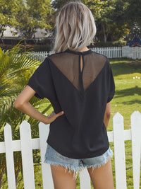 DressBerry Extended Sleeves Sheer Top