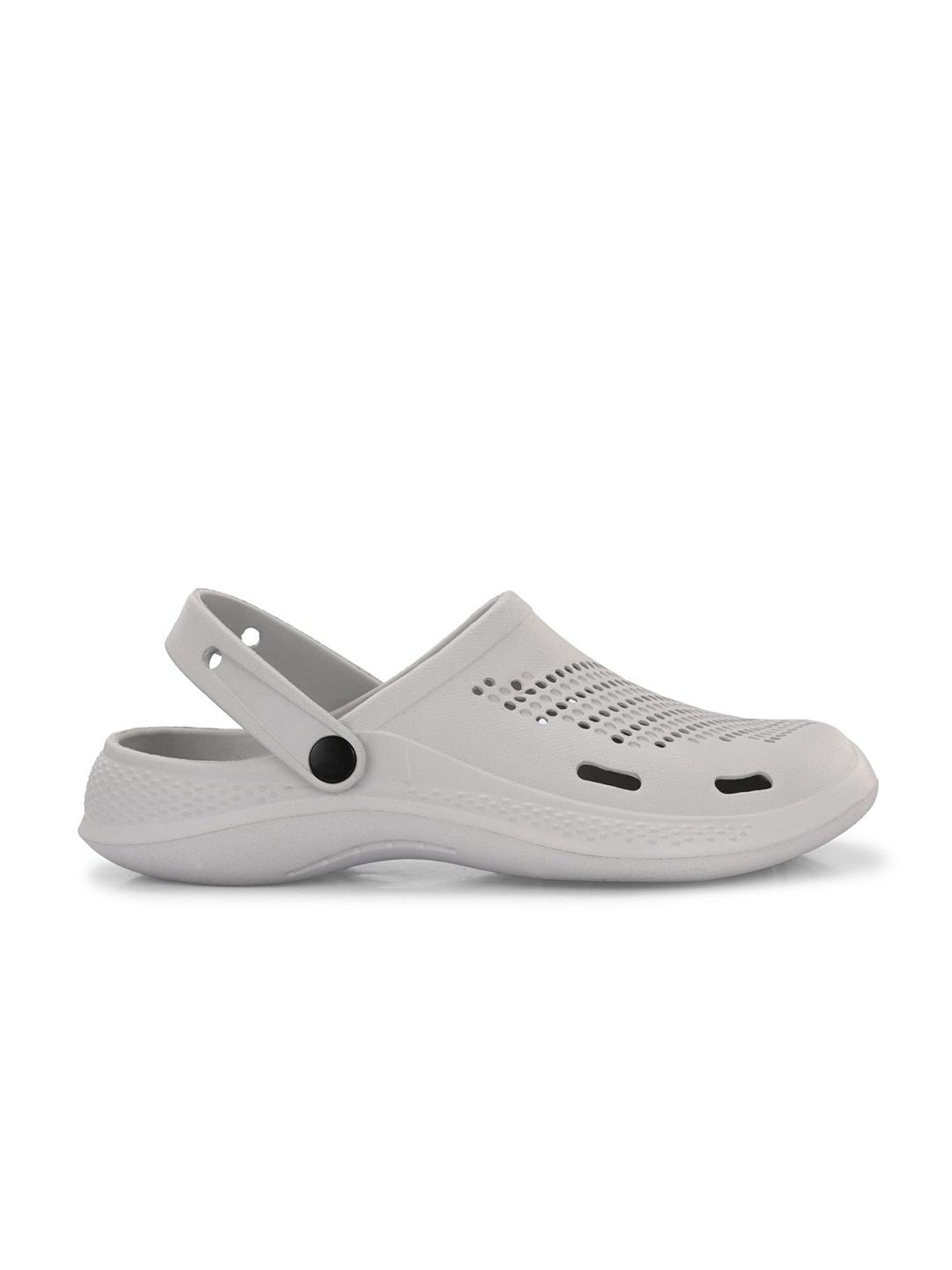HRX by Hrithik Roshan Men Grey Self Design Rubber Clogs