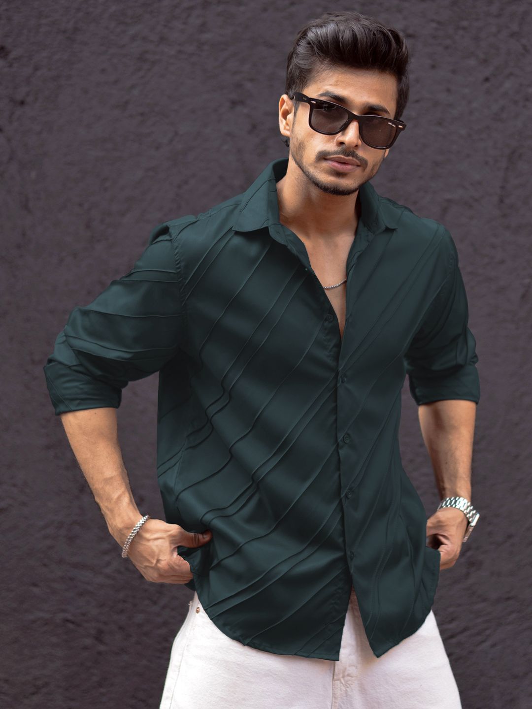 Powerlook Men Opaque Casual Shirt