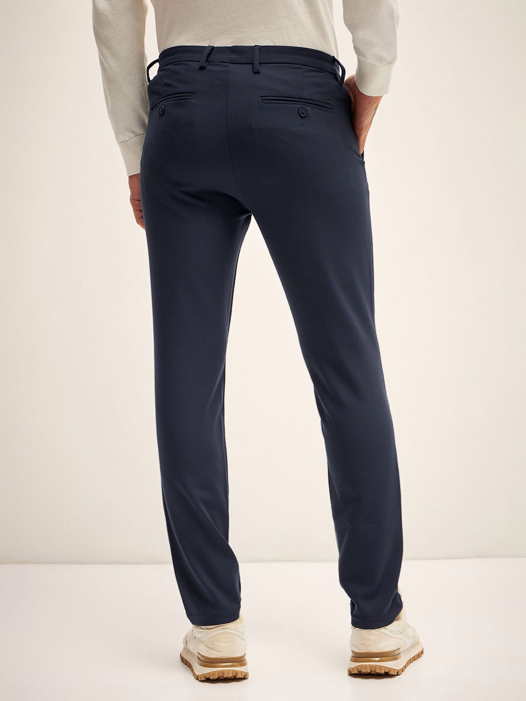 THE BEAR HOUSE Men Slim Fit Trousers
