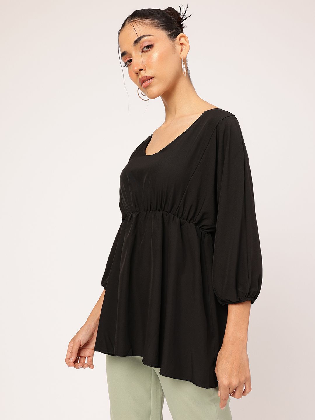 DressBerry High-Waisted Chic Empire Top