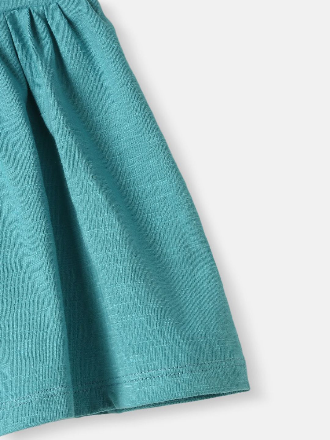 Nauti Nati Embellished Rainbow Sequinned Print Fit & Flare Dress with Sequinned Bag