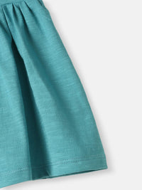 Nauti Nati Embellished Rainbow Sequinned Print Fit & Flare Dress with Sequinned Bag