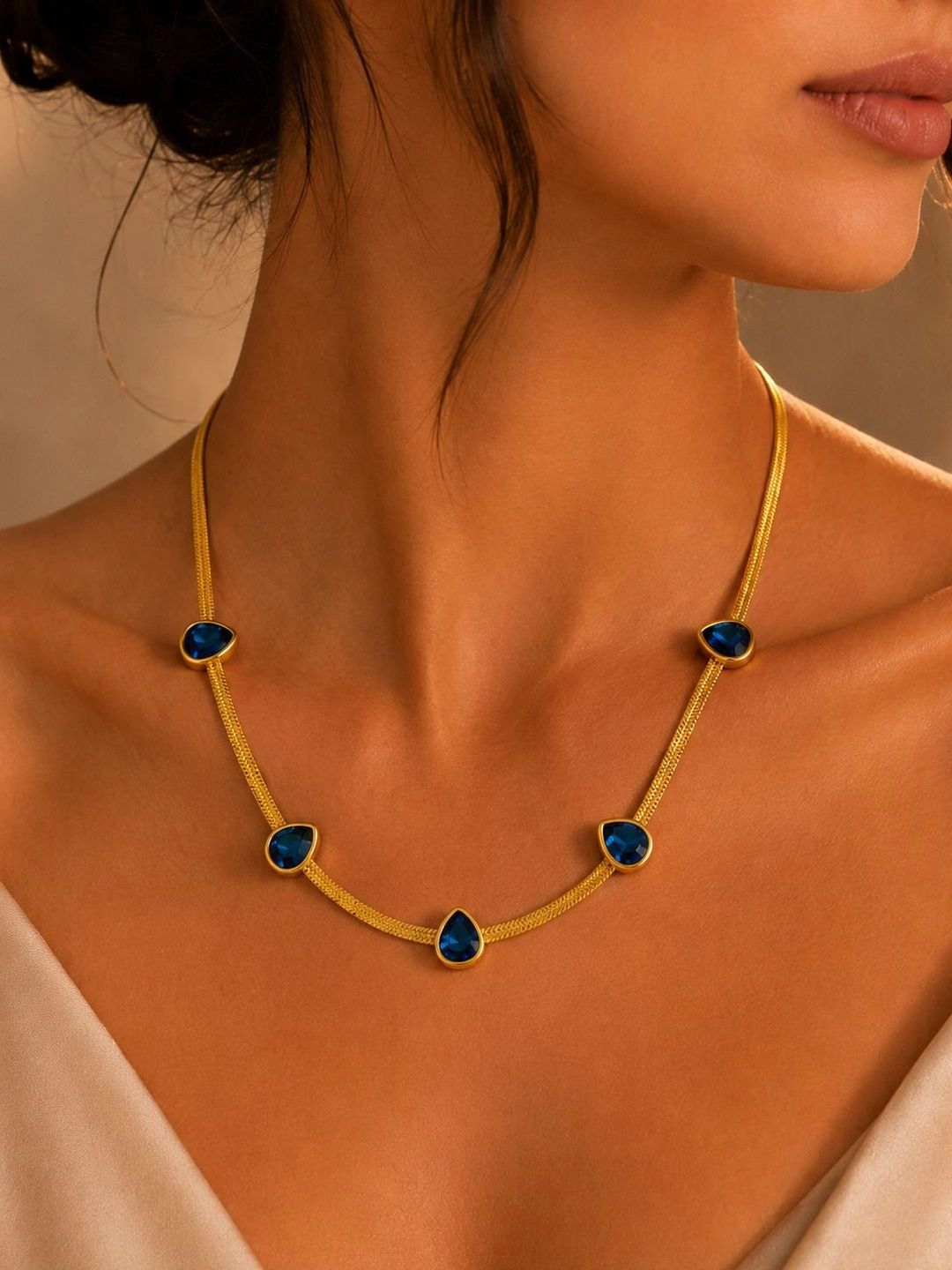 VOGUE PANASH Kalung Bersalut Emas Loyang