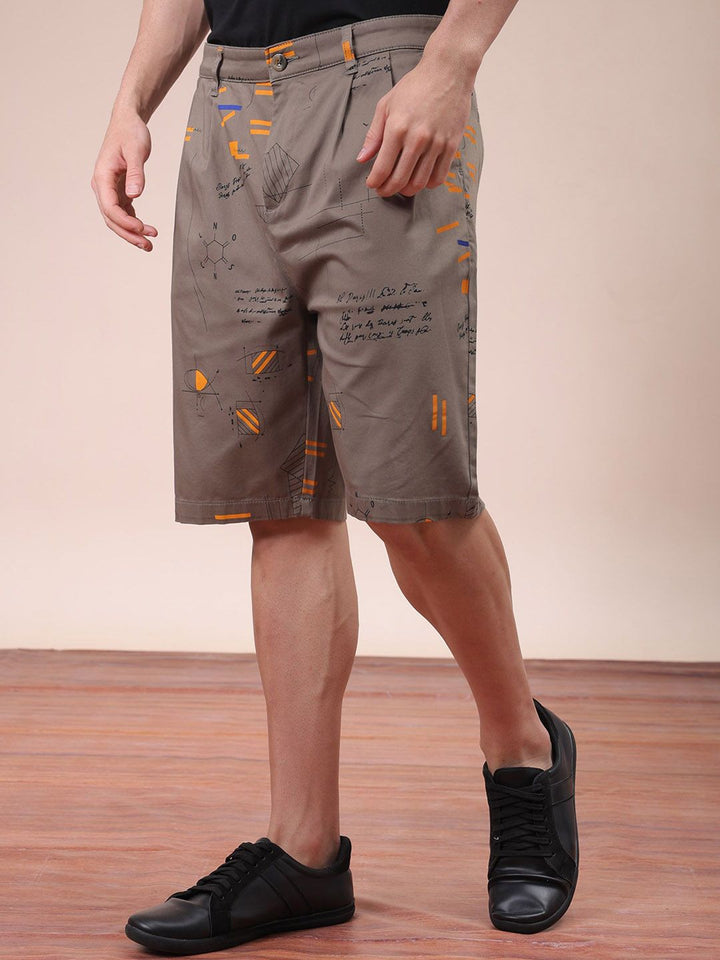 The Indian Garage Co Men Printed Regular Shorts