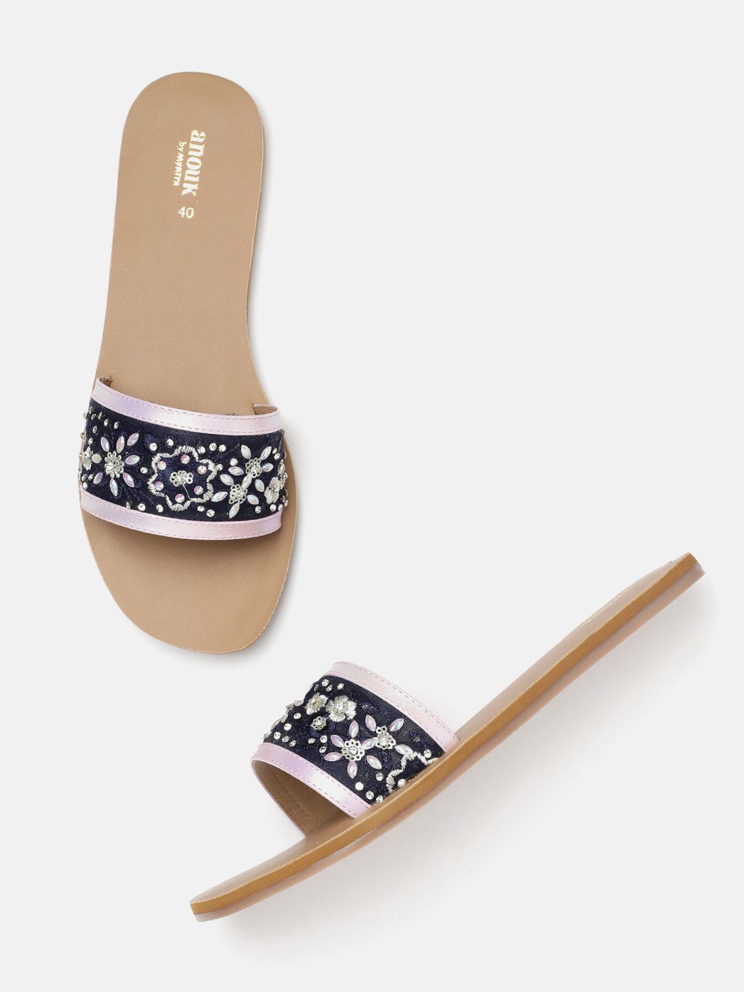 Anouk Women Embellished Open Toe Flats