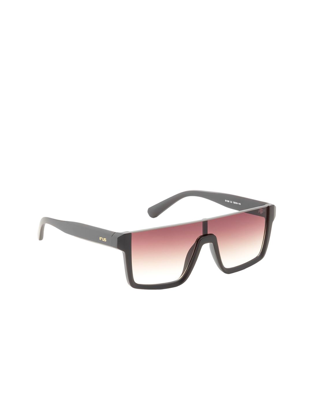 IRUS by IDEE Men Square Sunglasses with UV Protected Lens IRS1336C3SG