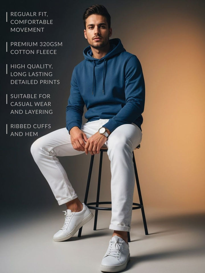 Pullover Berkait Bercetak ADRO