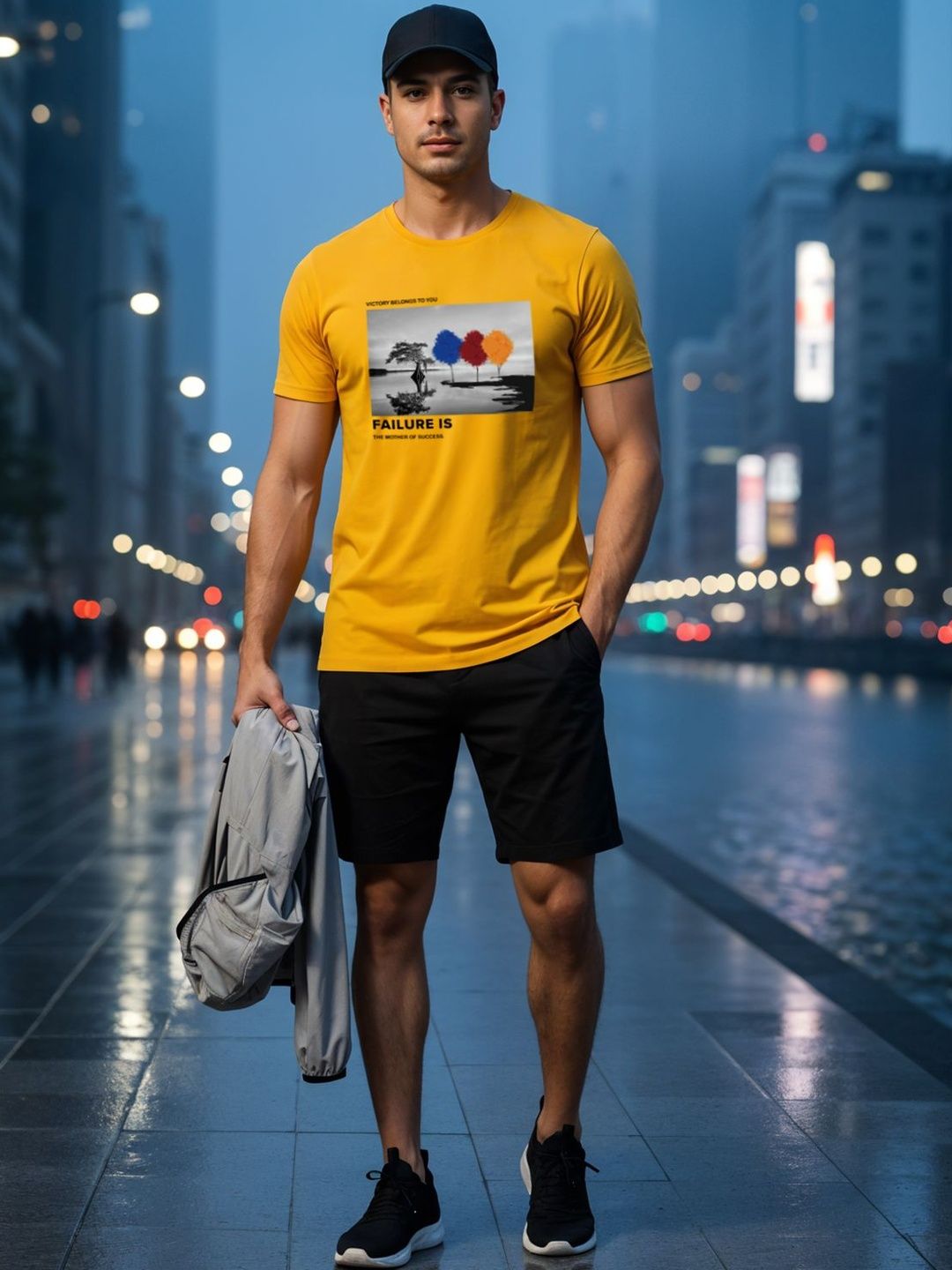 ADRO Graphic Printed Lengan Pendek Cotton Regular Fit T-shirt
