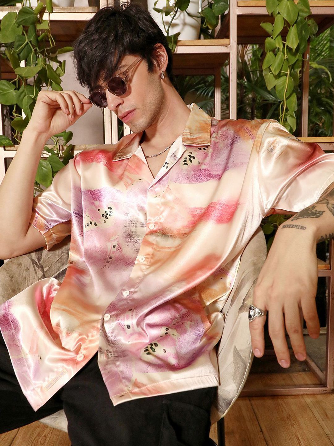 Campus Sutra Men Comfort Printed Casual Shirt