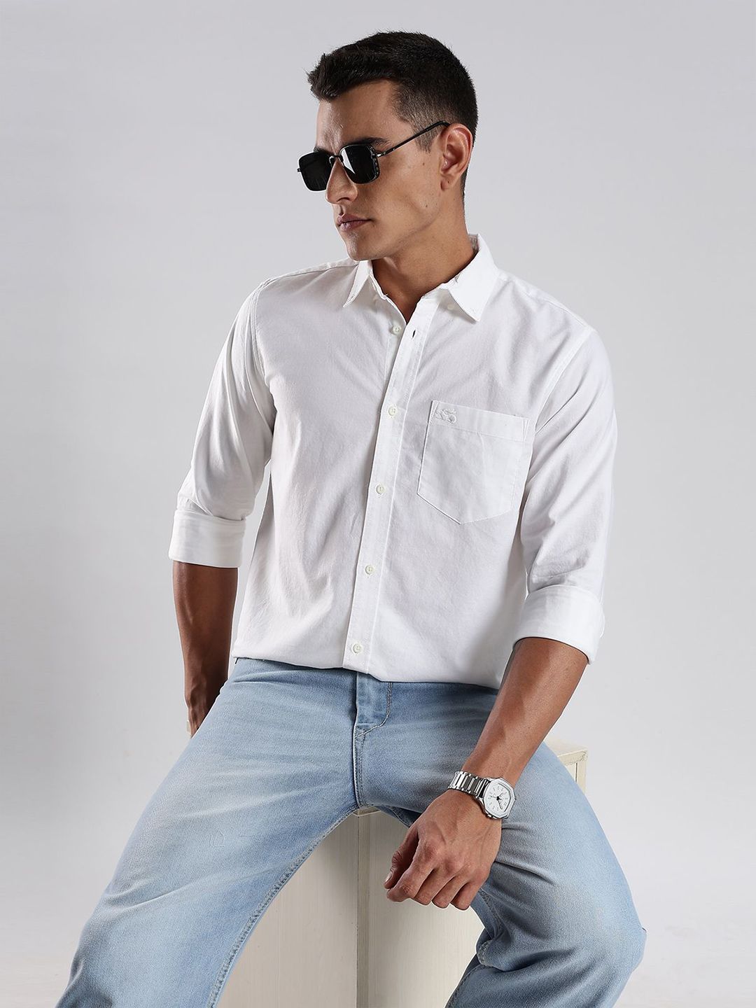 Baju Kasual Kapas Spread Collar Standard ADRO