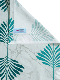 Myntra Elegant Homes Green Floral 400 TC Cadar Tempat Tidur Single dengan 1 Sarung Bantal