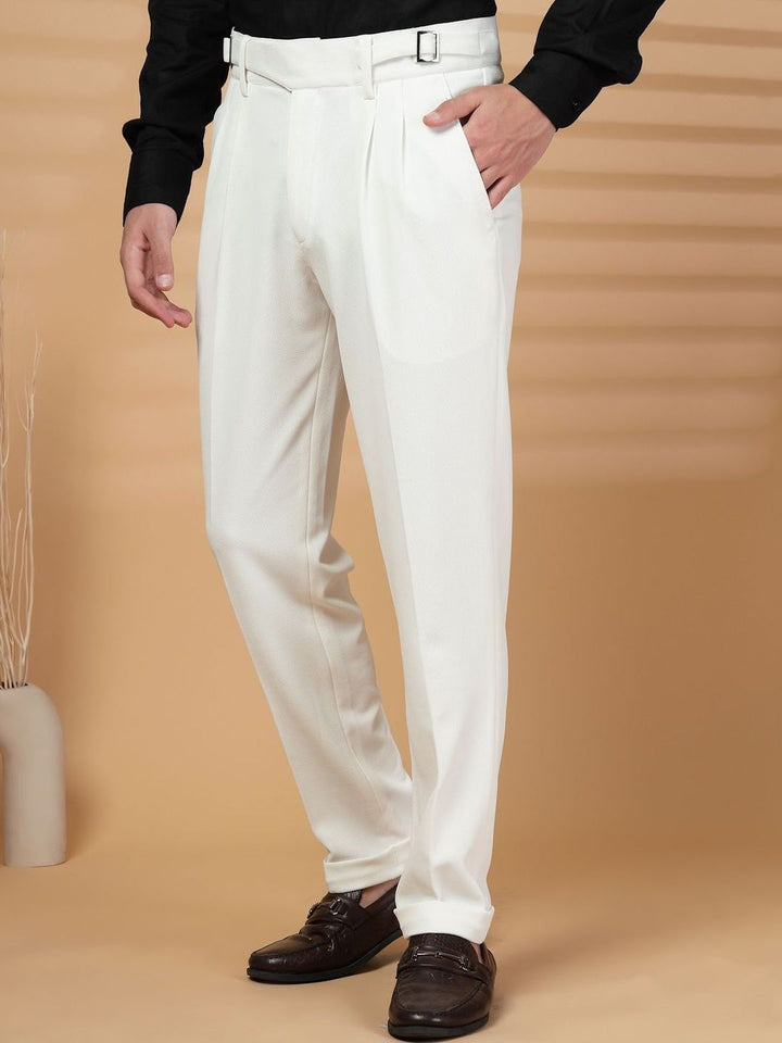 Moda Rapido Men Easy Wash Pleated Trousers