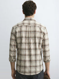 ADRO Men Standard Tartan Checks Checked Casual Shirt