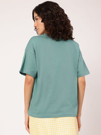 DressBerry Limitless Love Printed Drop-Shoulder T-shirt