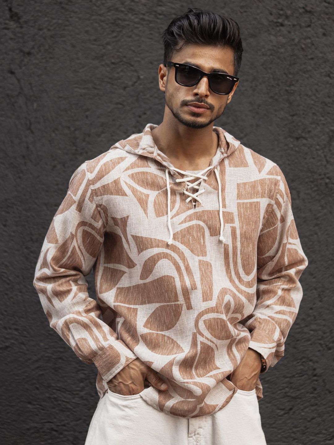 Powerlook Men Opaque Printed Casual Shirt