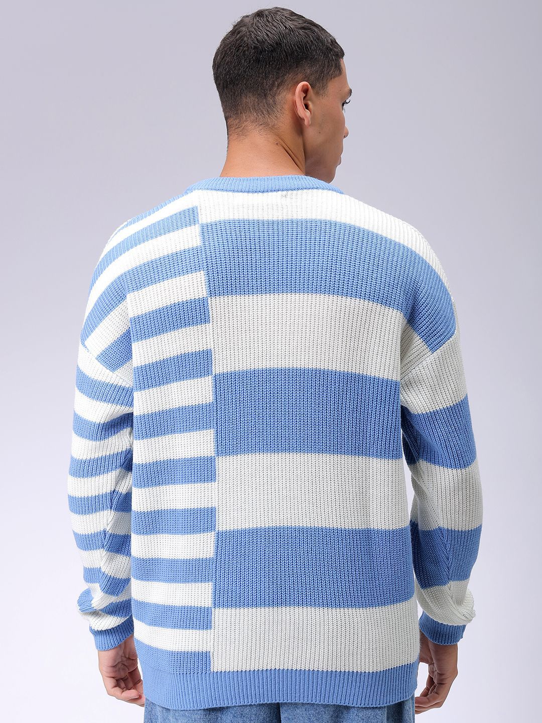 The Indian Garage Co Men Striped Pullover