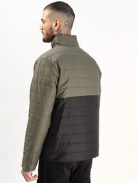 ADRO Men Colourblocked Windcheater Bomber Jacket
