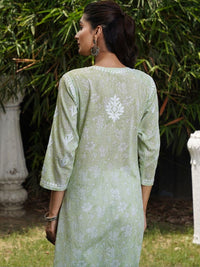 Rumah Wanita Chikankari Sulam Kurta Chikankari