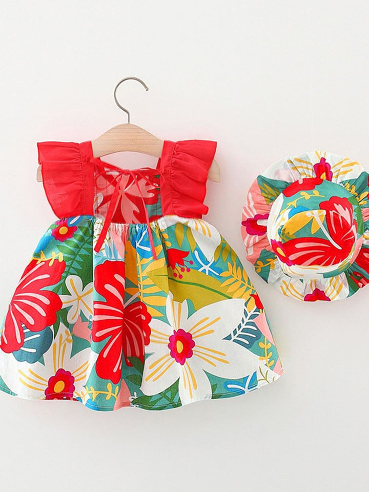 YK Print Sheath Dress