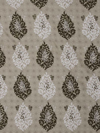 Myntra Elegant Homes Beige & Brown Printed 300 TC King Bedsheet Set 2.50 m x 2.20 m