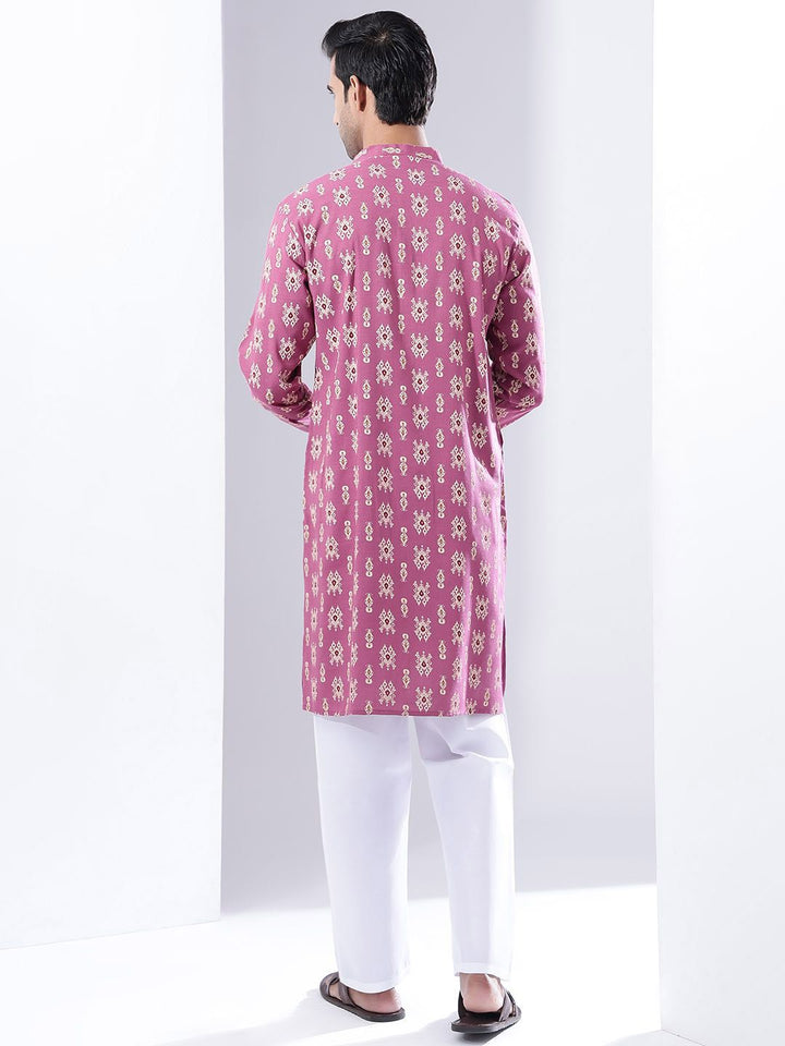 Anouk Men Ethnic Motifs Printed Regular Kurta with Pyjamas