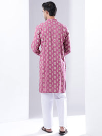 Anouk Men Ethnic Motifs Printed Regular Kurta with Pyjamas