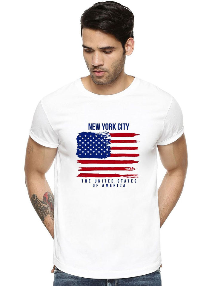 ADRO Men Pack Of 3 Men Graphic Printed T-shirt