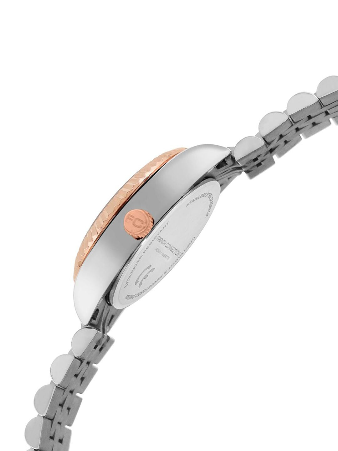 Perancis Sambungan Wanita Dial & Gaya Gaya Gaya Tali Analog Watch FCN0119SRTM