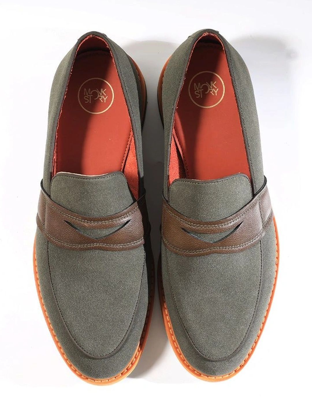 MONKSTORY Men PU Loafers