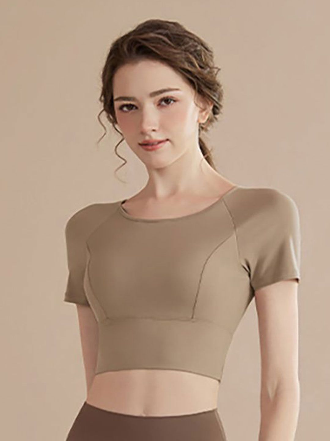 HRX by Hrithik Roshan Women Solid Styled Back Crop Top