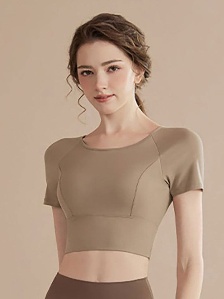 HRX by Hrithik Roshan Women Solid Styled Back Crop Top
