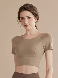 HRX by Hrithik Roshan Women Solid Styled Back Crop Top