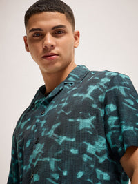 THE BEAR HOUSE Men Abstract Printed Opaque Casual Shirt