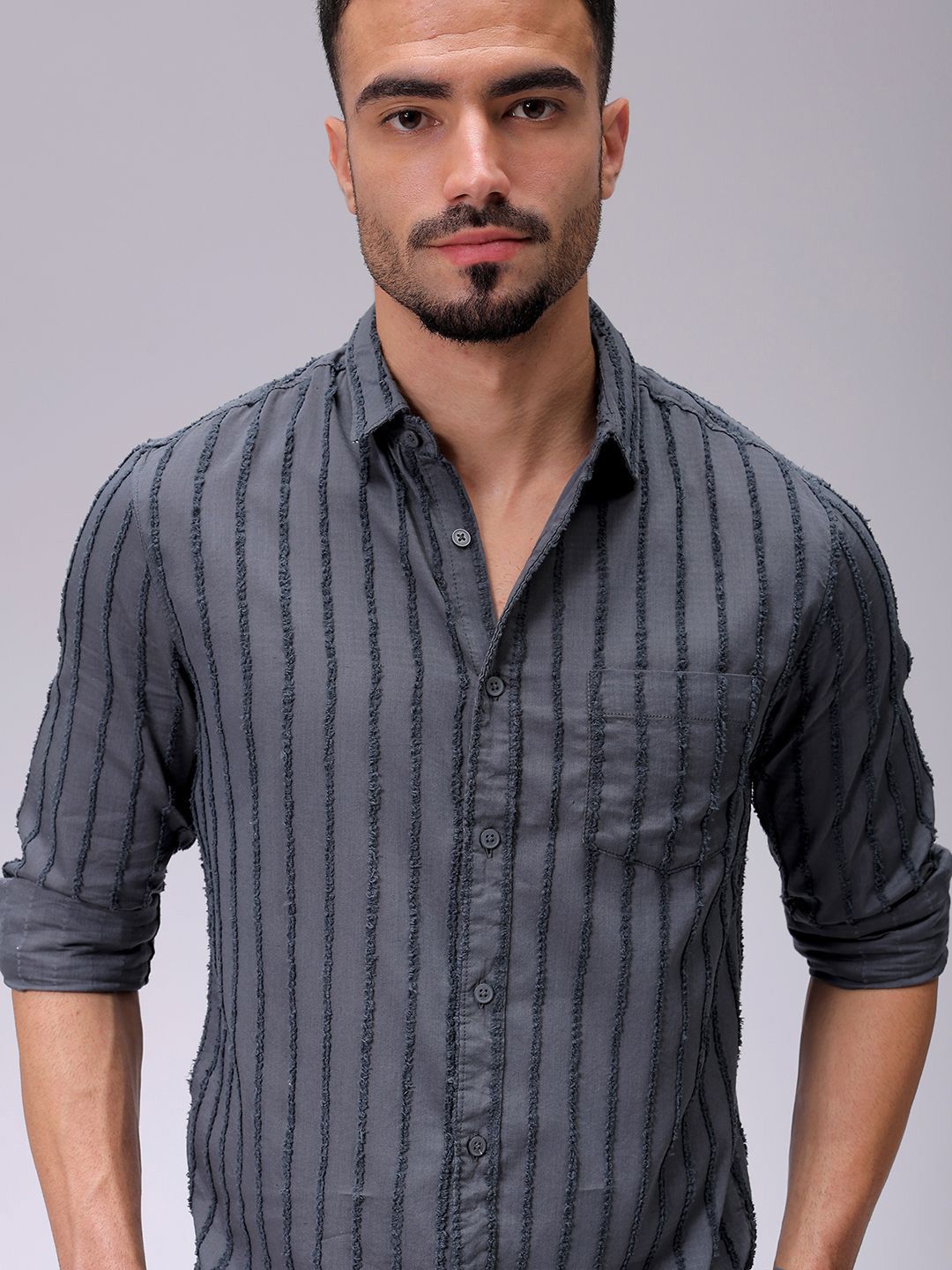 The Indian Garage Co Men Slim Fit Opaque Casual Shirt