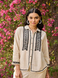 House of Chikankari Women Off White Cotton Chikankari Sulam Baju