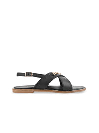 Lino Perros Women Open Toe Flats with Buckles